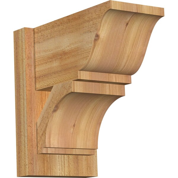 Ekena Millwork Imperial Traditional Rough Sawn Outlooker, Western Red Cedar, 8"W x 14"D x 14"H OUT08X14X14IMP01RWR - main